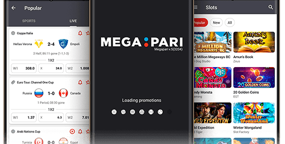 Megapari Mobile App for iOS & Android